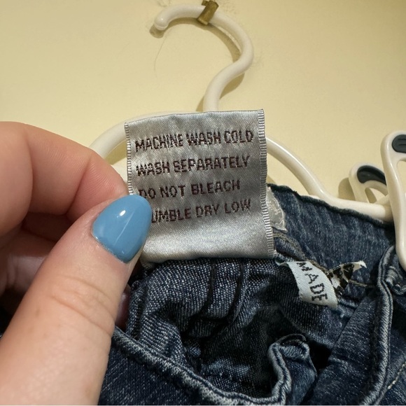 Women’s Y2K Bling Details Diamond Saza Brand Denim Blue Skinny Jeans Size: 15 - Picture 8 of 15